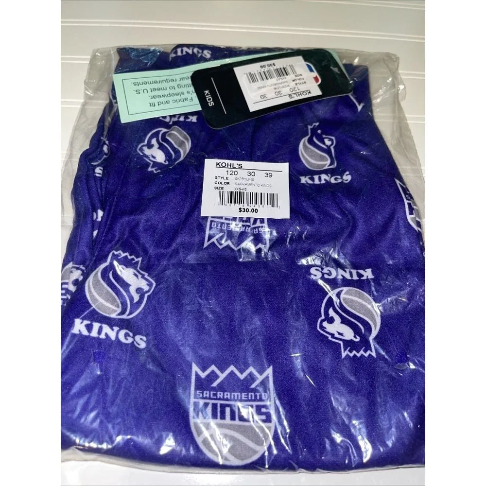 Little Boy's Sacramento Kings NBA Lounge Pants 4-5